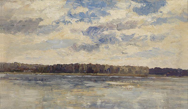 Marie Egner On the Danube near Vienna oil painting picture